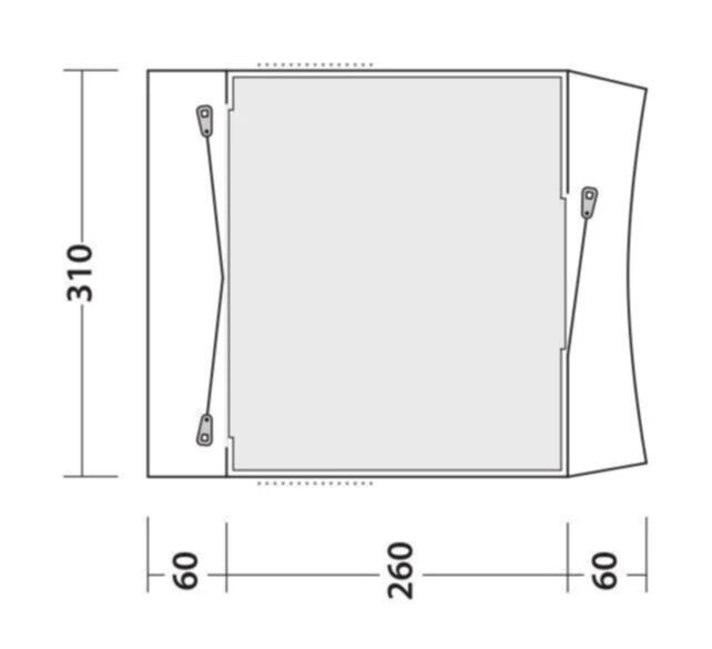 Easy Camp Wimberly Awning (180-205cm) - Image 5