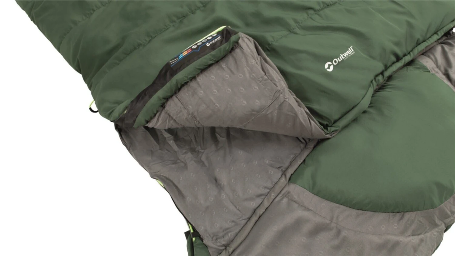 Outwell Contour Lux XL (Green) Sleeping Bag - Image 10
