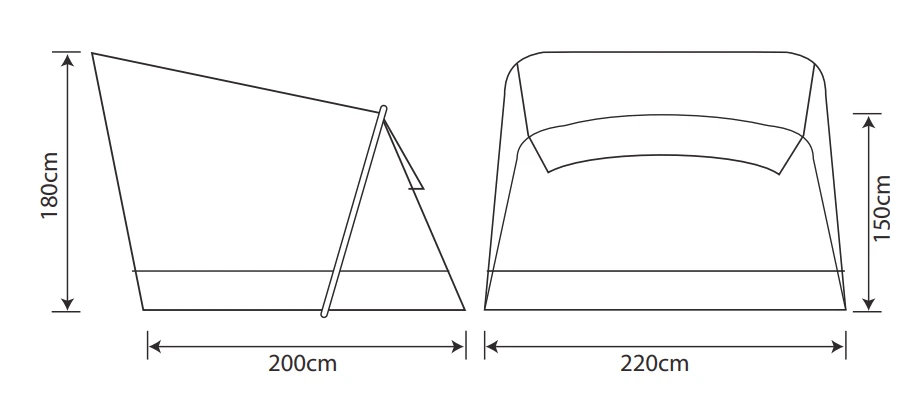Outdoor Revolution Cayman Annexe - Image 2